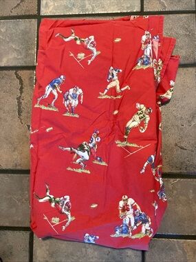 Pottery Barn Kids Red and Blue Printed Kids Top